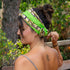 bandeau cheveux vert anis