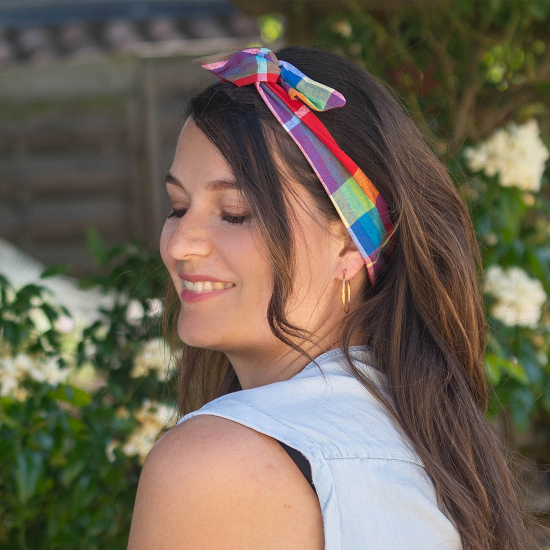 Bandeau avec nœud fantaisie - rose pois - - 2.00 Bandeau avec nœud fantaisie - rose pois - - 2.00