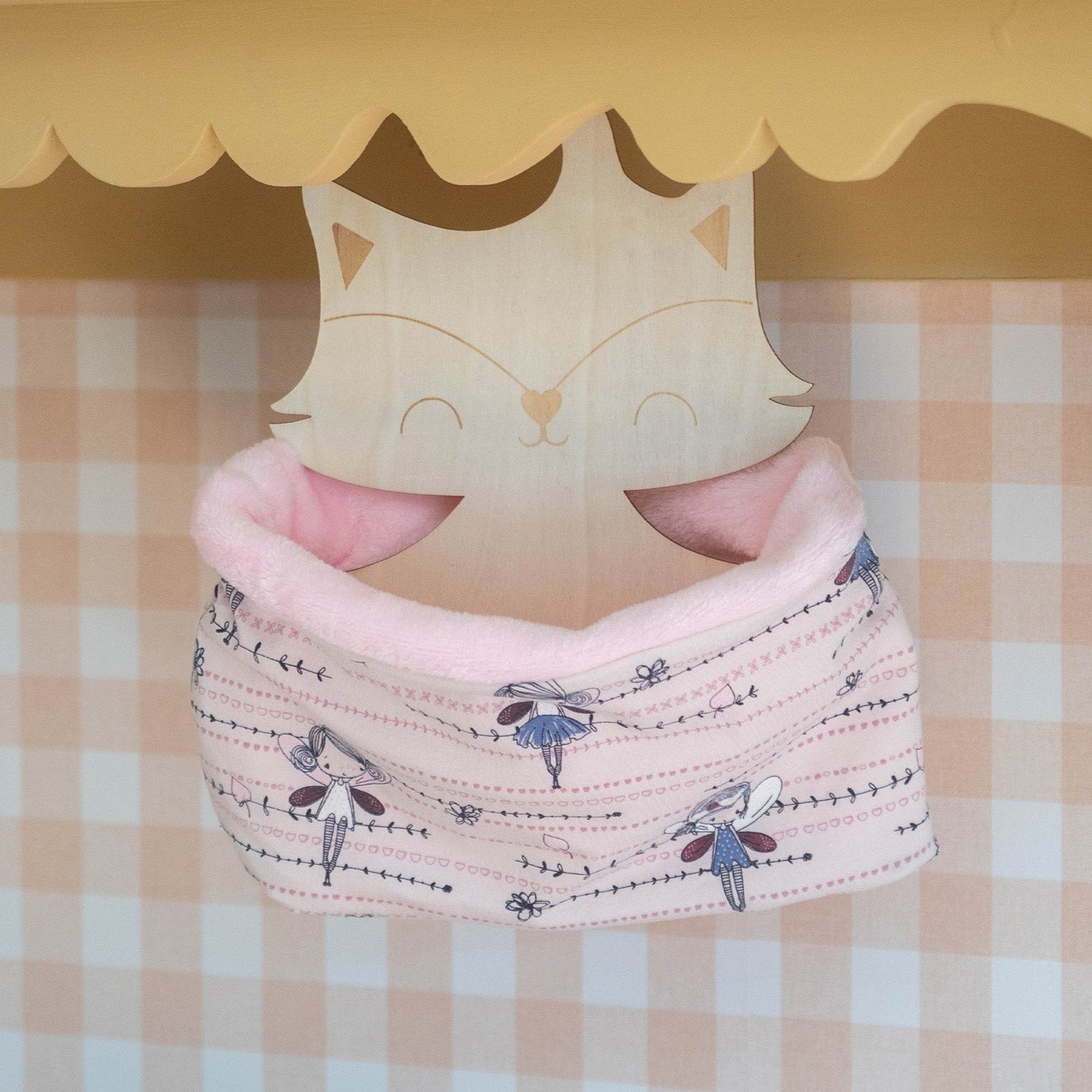 Snood enfant rose clair